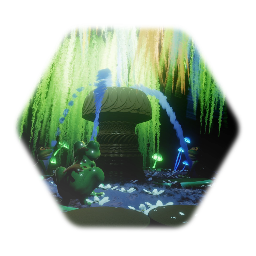 secret frog fountain