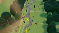 Art steps on something VR