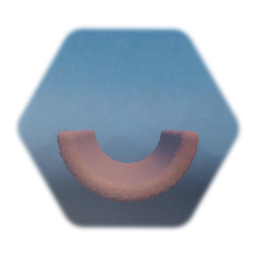 Marble coaster track piece