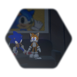 Sonic for hire (playable) with Tails