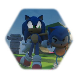 (OLD)Sonic: Present & Past Cover Art