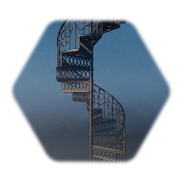 Art Nouveau Spiral Staircase