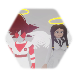Angel Devin.exe and Wednesday Addams