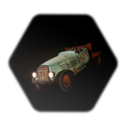 Old safari vehicle