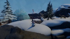 Snowman's visit