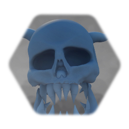 Demon skull