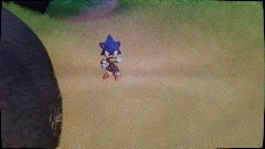 Sonic in Mario 64-OUTSIDE