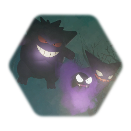 Pokémon - Gastly / Haunter / Gengar