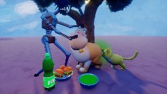 Foodie Beauty Dog with SALBOT