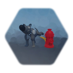 Chien qui se soulage