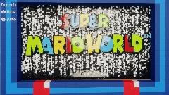 Mario 3d land with 8 bit grafics