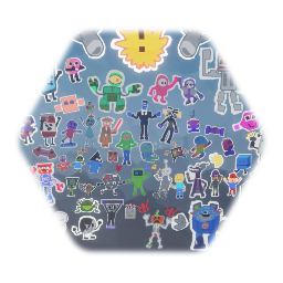 Stylised TPOD characters