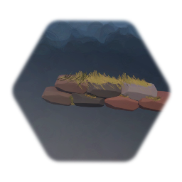 Ruined drystone wall