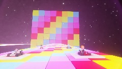 Rainbow road SNES Meta runner racing 4 Belle