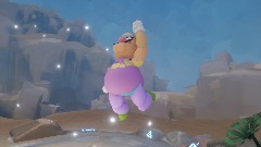 Wario gets stuck in the air