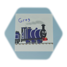 Greg the Express Engine Painting