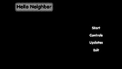 Hello Neighbor Menu