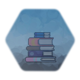 Pixel Art Books Stack