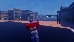Optimus prime small city