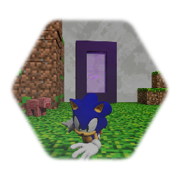 Sonic in Minecraft