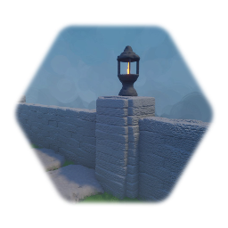 Realistic Stone Fence
