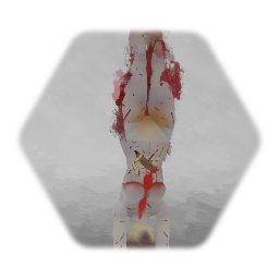 Maggot Infested Blood Gushing Dead Body Hanging