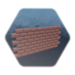 Brick wall piece