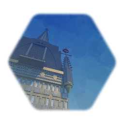 Cyberpunk Gothic Building 01