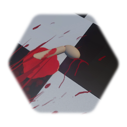 Severed Blank Puppet Arm Prop