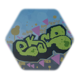 Round Ekco Graffiti