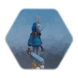 Rabbit Ninja guy WIP