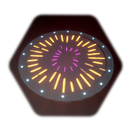 Round Platform with animated features