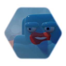 A slime with BIG lips