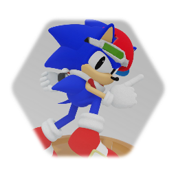 Super Smash Bros. Sonic .T speedhedgehog Trophy Stand