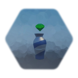Vase (Green Gem)