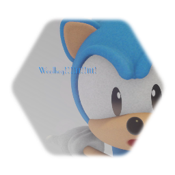 Sonic The Scrunkly Wool Hedgehog!