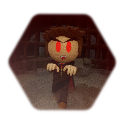 Vitor with Hallowen costume