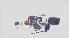 Remix of Cyber Space Highway Level Assets (Sonic Frontiers)