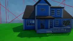 My WEIRD Hello neighbor map!