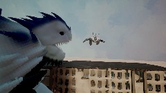 Evolved Sunorokuu attacks Proto MechaSunorokuu! (Animation)