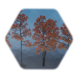 Realistic Sugar Maple tree