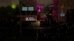 Raining in O S A K A