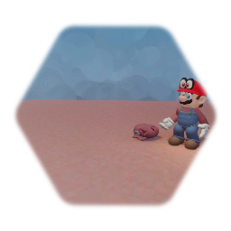 Mario with cappy