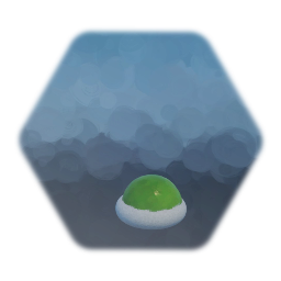 Green turtle shell