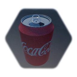 Openened Coca Cola Can