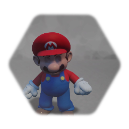 No-eyed Mario