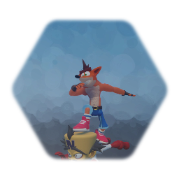 Crash on Cortex as a Snowboard