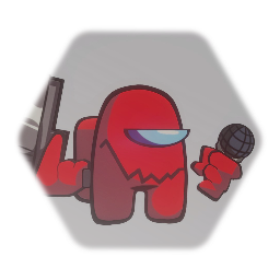 Friday Night Funkin Red imposter 2D