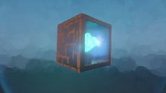 Floating Cube Lamp