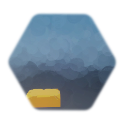 Moving golden stone platform